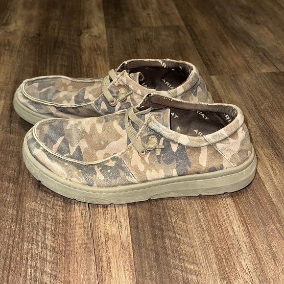Ariat Men's Hilo Stretch Camo Slip On Comfort Lace Shoes 10040443 Size 7.5 - Picture 3 of 6
